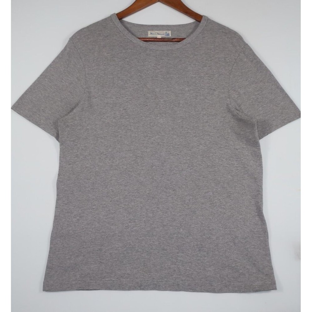 Merz B Shwanen Gray 100% Cotton Slub T Shirt Women's? Men's? Size 6 Large - Picture 5 of 10